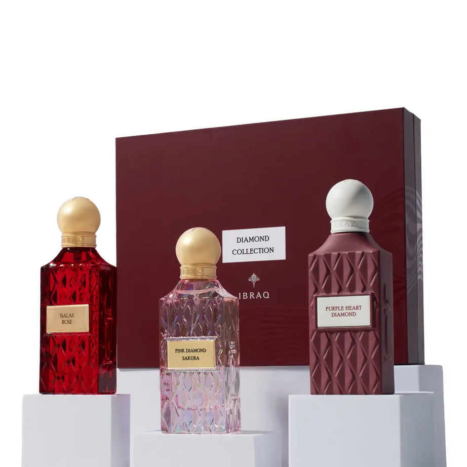 Diamond Maroon Box - 3x75ml